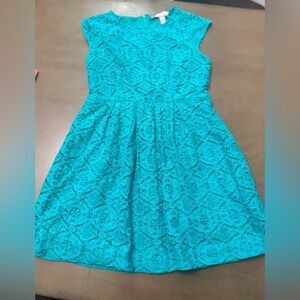Forever 21 Teal Lace Formal Dress